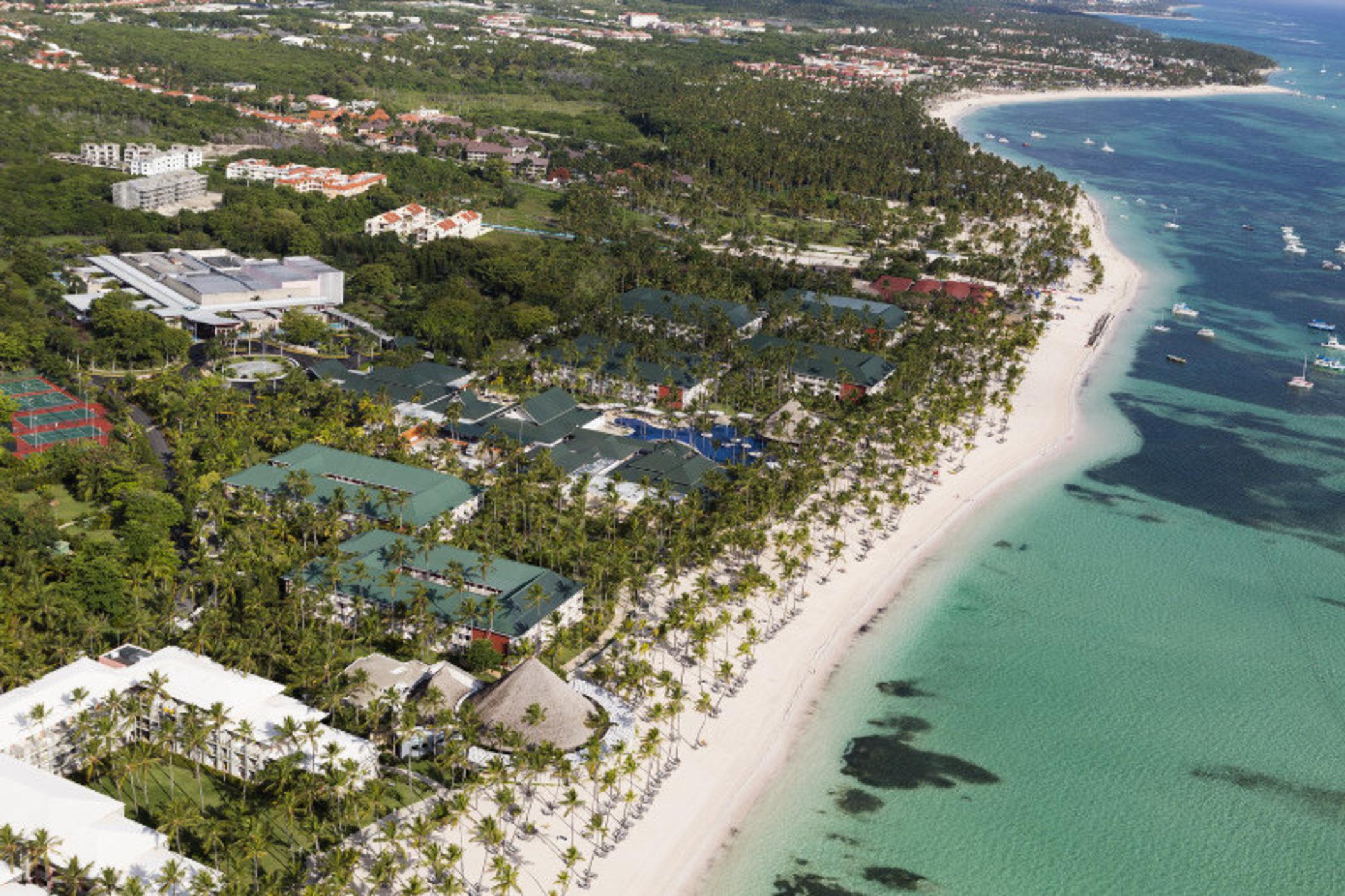 Barcelo Bavaro Beach (Adults Only) Punta Cana Luaran gambar Aerial view of Punta Cana